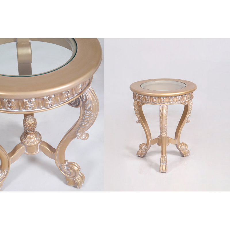 Valentina Glass End Table