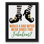 «Bad Witch Fabulous Shoes», reproduction d'art textuel sur toile