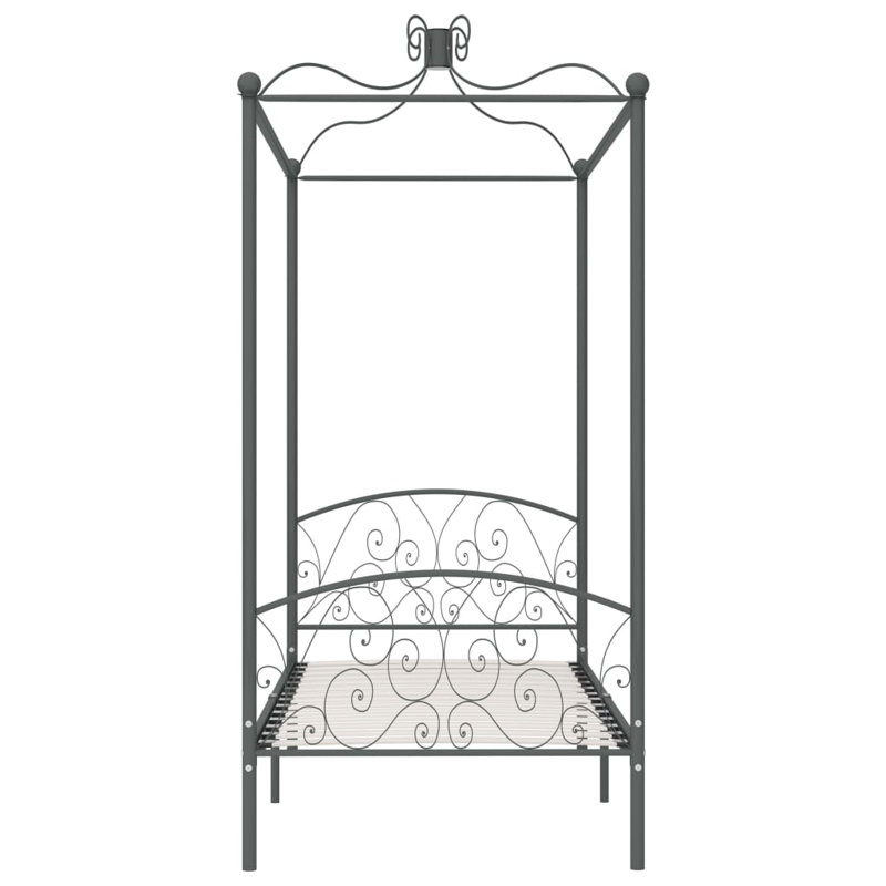 Rocky Open-Frame Bed, grey, 100 x 200 cm