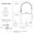 2 Handle Wall Mount Kitchen Faucet-118618161