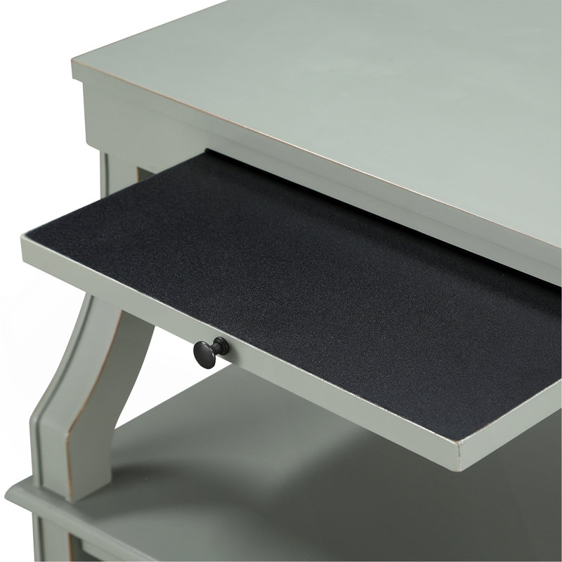 Table de chevet Midnight Blue Touch avec rangement pratique gris antique, Gris antique