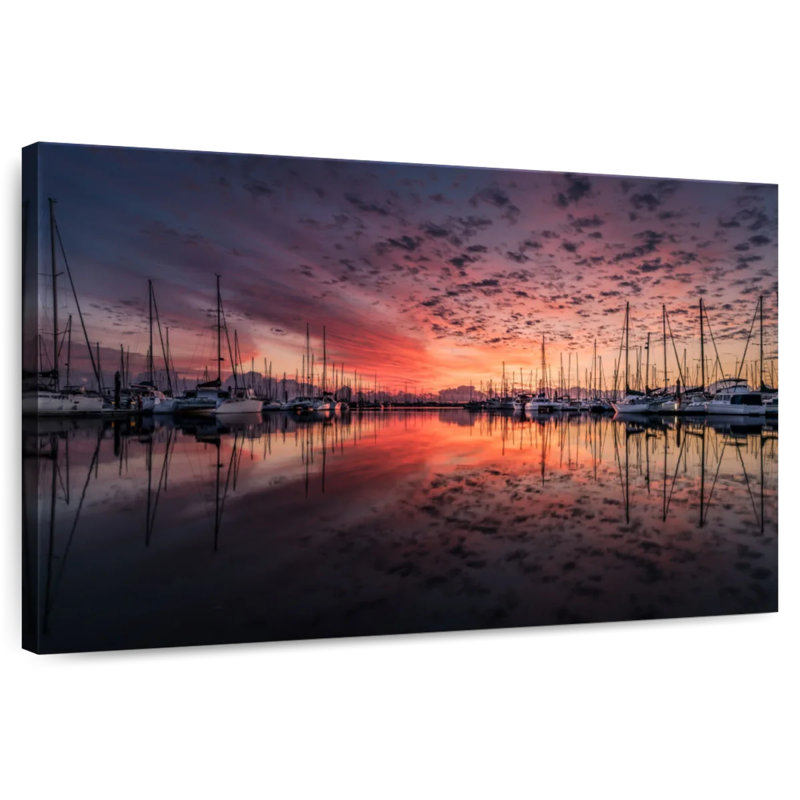 Mehar Boats Docket On The Harbor, 30" H x 45" W