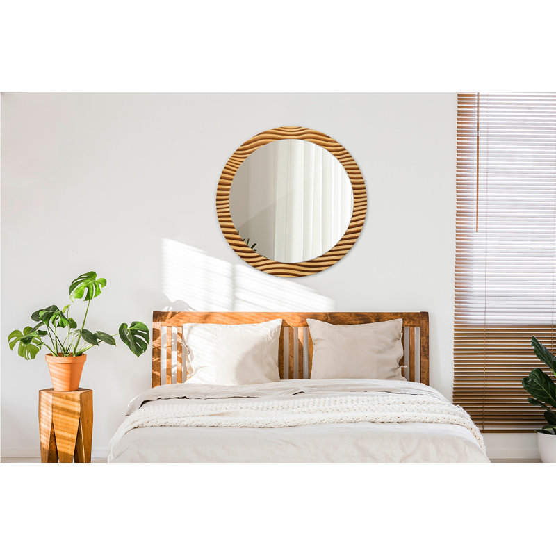 Huldar Glass Flat Wall Mirror