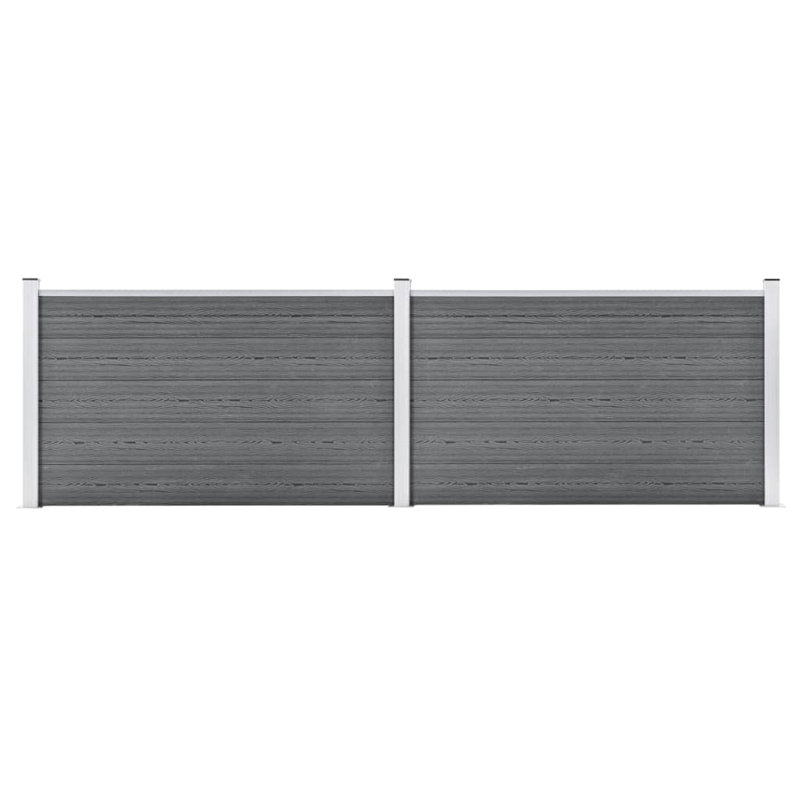 Munhall 106.68 cm H Fence Panels Fencing, Grey