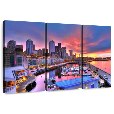 Seattle Marina At Dawn