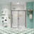 Sliding Shower Door With Tempered Glass