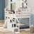 Balmers Kids Twin Over Twin Bunk Bed-2118093435