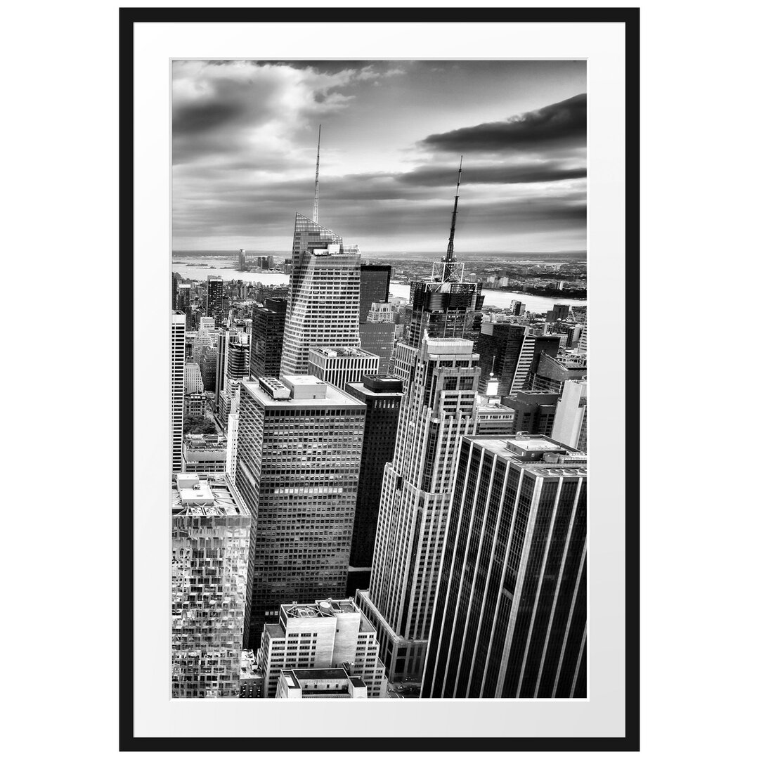 Gerahmtes Poster Skyline von New York