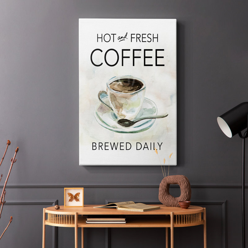 Café chaud et frais - Cavas enveloppés de galerie, H 48 po x l 32 po