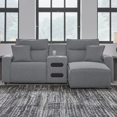 Bodie 3-Piece Power Reclining Sectional With Chaise