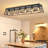 6 - Light 45.28" Metal Farmhouse Dimmable Flush Mount-88518418