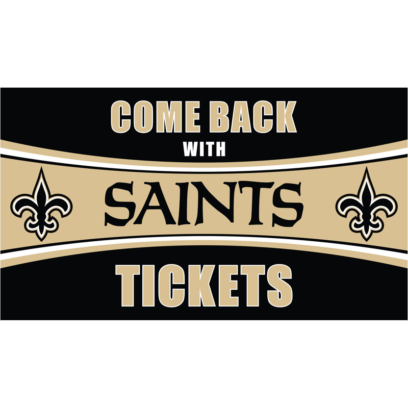 Paillasson en PVC, NFL New Orleans Saints