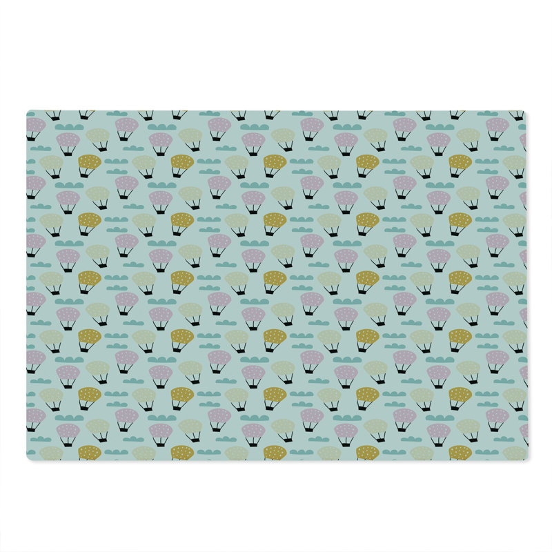Planche à découper en montgolfière Ambesonne