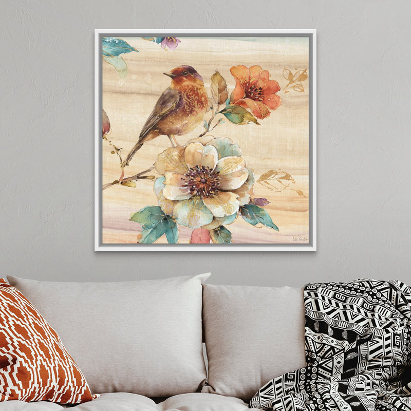 «Spice Nature II» par Lisa Audit - reproduction d'art sur toile, Cadre flottant blanc, H 38 po x l 38 po x P 1,75 po