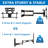 Mount-It! Full Motion Wall Bracket TV Mount | 36 in. Extended Articulating Arm Fits 42 to 90 in. TVs