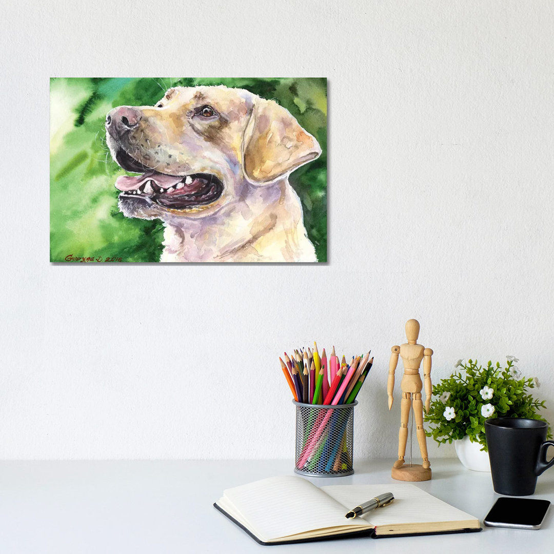 Golden Labrador I by George Dyachenko - Wrapped Canvas Painting