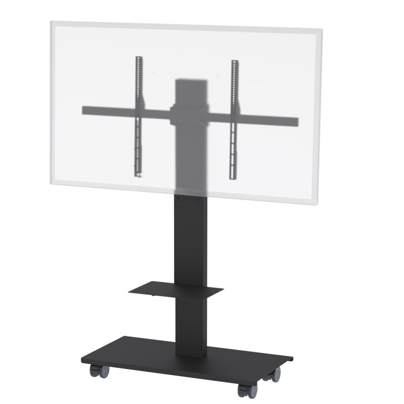 AVFI Single Screen Floor Stand Mount, Black