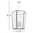 4 - Light Dimmable Lantern Geometric Chandelier-785667440
