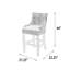 Upholstered Counter Stool with Solid Wood Frame-1406321086-1406321029