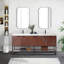 Meuble-lavabo double autoportant avec comptoir Mahon 72-916613598-916705593
