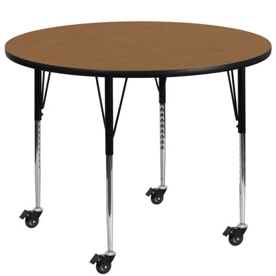 Table ronde mobile en stratifié Goddard