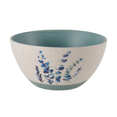 Pfaltzgraff Gabriela Storage Bowls, 6 inch, Blue and White