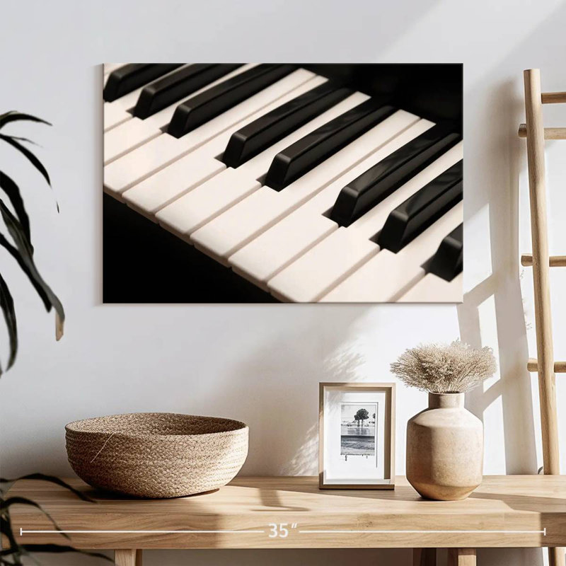 Abarca Notes Of Piano Keys, H 30 po x l 45 po