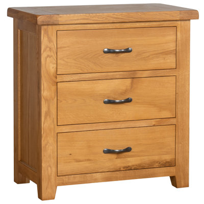Thornbury 3 Drawer Bedside Table