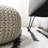 Colline Berber Stripe Shag White/Gray Rug-1853748485