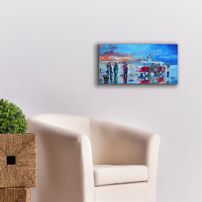 «The Last Dance 2» par Ronald West, art mural sur toile, H 12 po x l 24 po x P 0,75 po