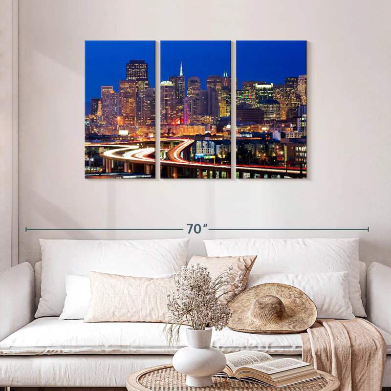 Rorry San Francisco Night Lights, 28" H x 45" W
