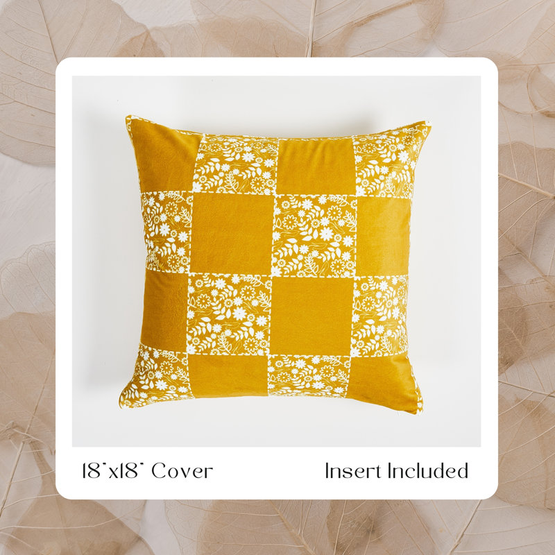 Coussin floral 22 po