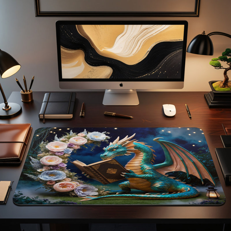 Polyester Desk Pad, 23.6x13.8