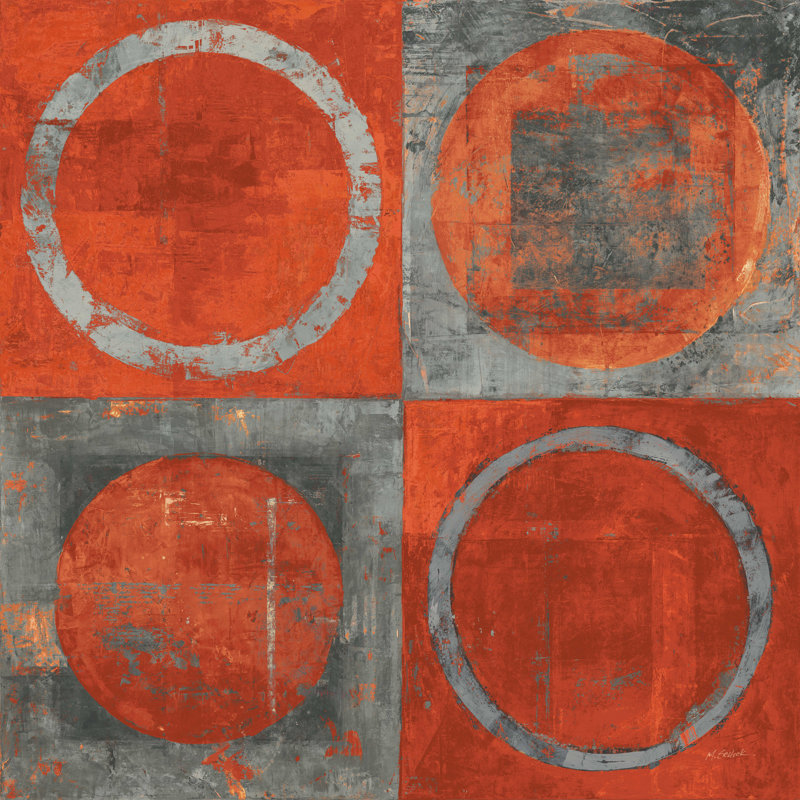 " Renew Tangerine Tango ", 36" H x 36" W