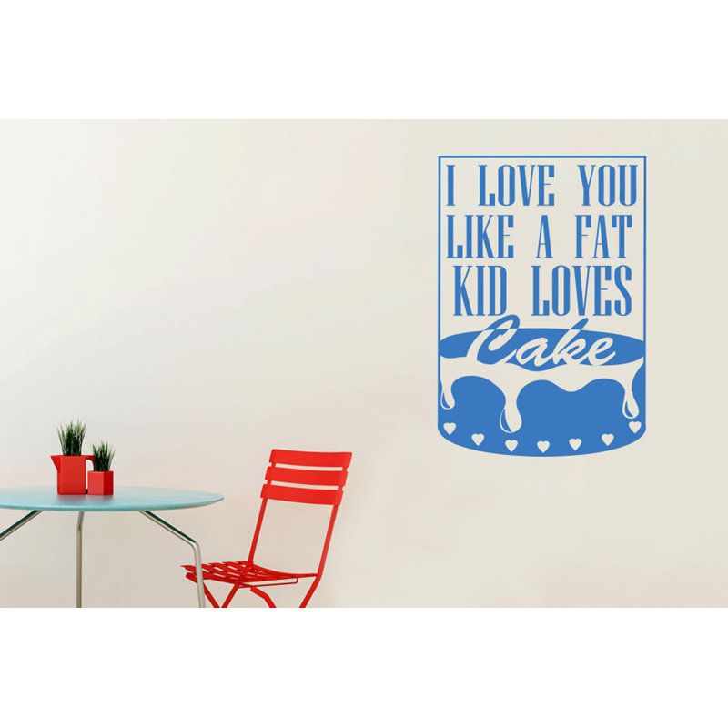 Non-Wall Damaging Wall Decal, Large, Blue