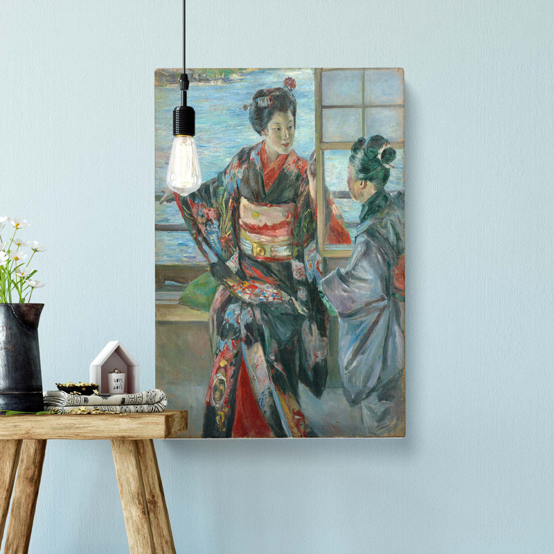 Kuroda Maiko by Kuroda Seiki - Wrapped Canvas Painting, 76cm H x 50cm W x 3cm D