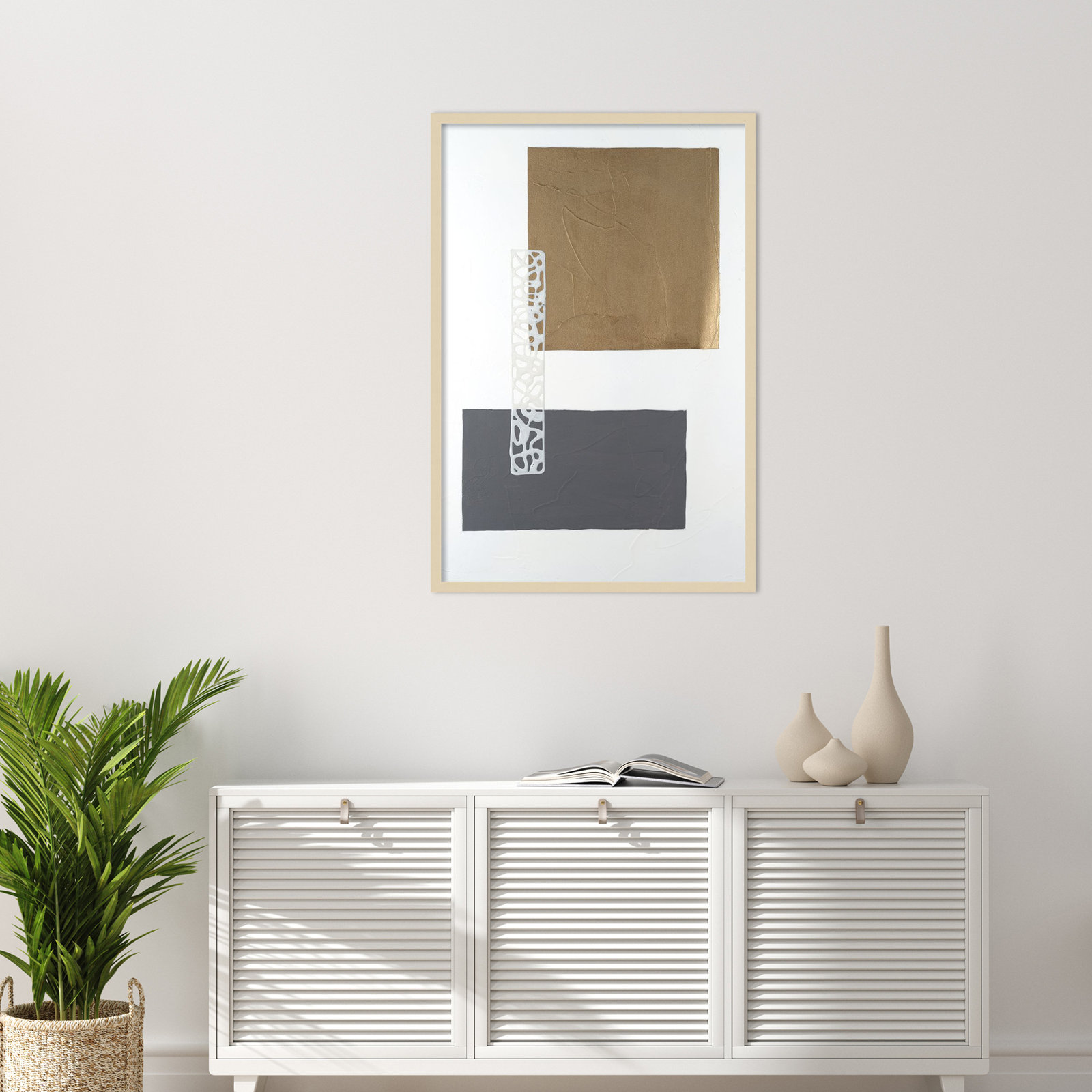 Nooks And Crannies I by Finnerty Wood Framed Wall Art Print, 41" H x 28" W, Brown