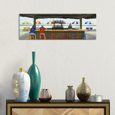 Beach Breakfast by Cory Clifford - Wrapped Canvas Panoramic Painting