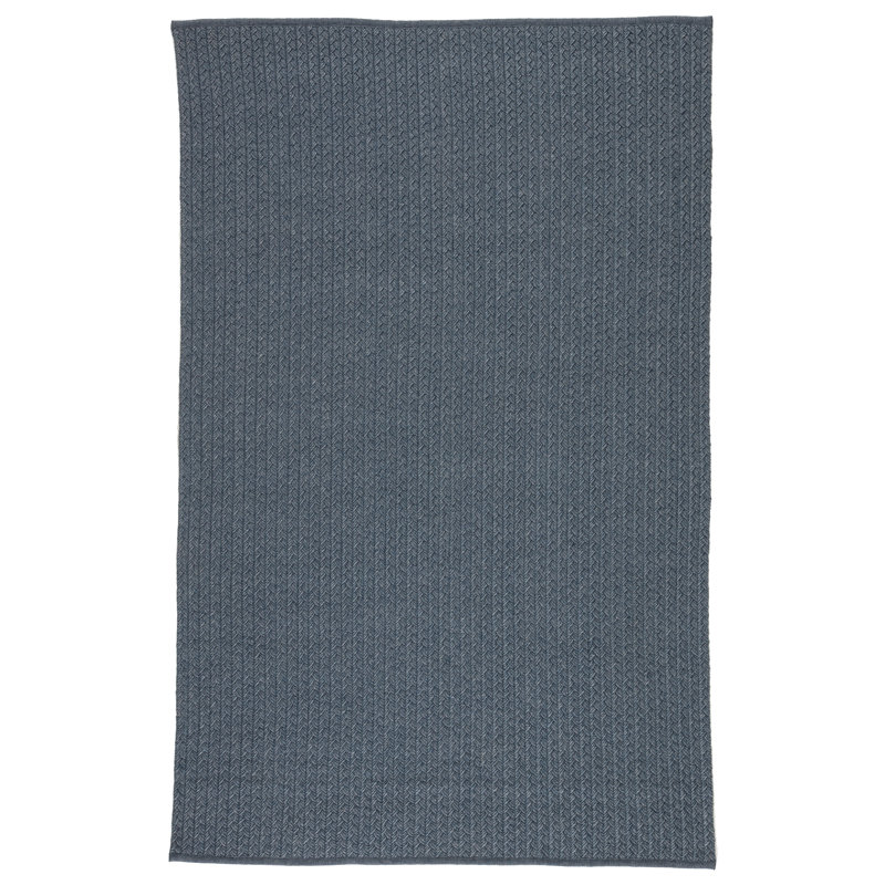 Tapis intérieur / extérieur gris Alicien, Rectangle de 5 pi x 8 pi