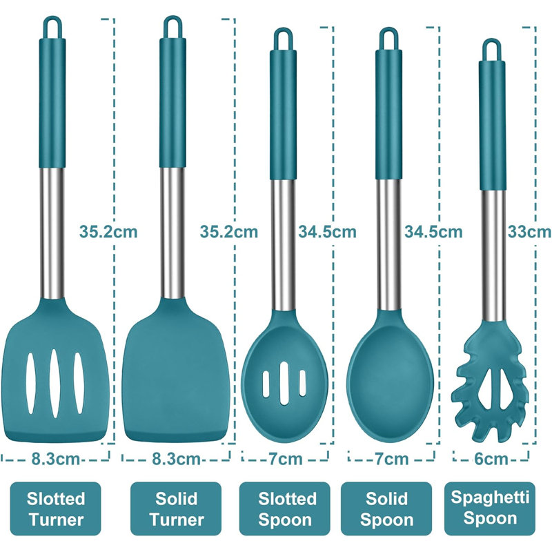 LIFEWITA 5 Utensil Set, Blue