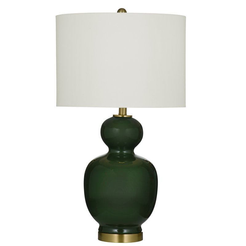 Hollin 28" Green Ceramic Table Lamp