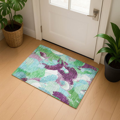 Premium Machine Washable Mouton Abstract Rug