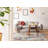 Cream Geometric Polypropylene Stain Resistant Living Room Carpet-71297091