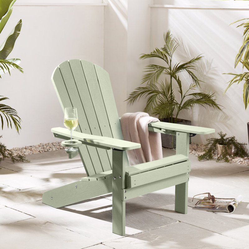Outdoor Adirondack Chair, Green