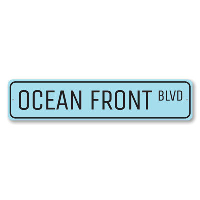 Plaque en aluminium Oceanfront