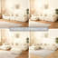 111" W Oversized 4-Piece Upholstered Modular Sofa Set with Ottoman, Corduroy Fabric Sectional Couch, No Assembly , Includes Pillows-1233966919