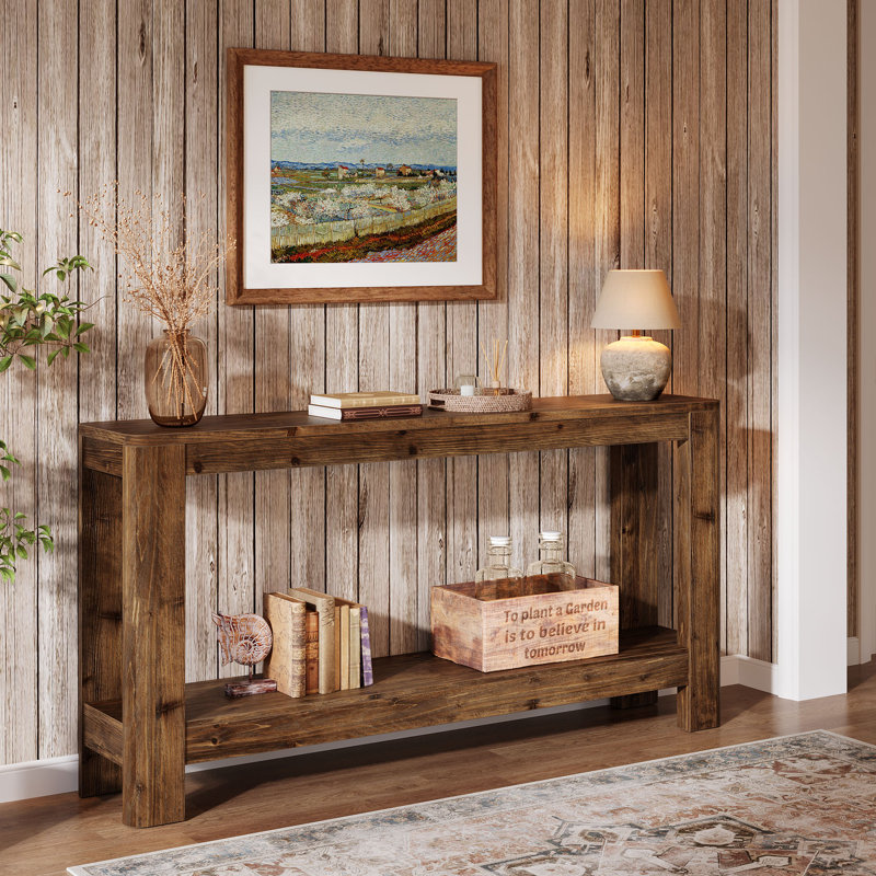 63cm Solid Wood Console Table