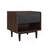 Duane 20" Fluted Nightstand in Black (1-Drawer)-1320407694