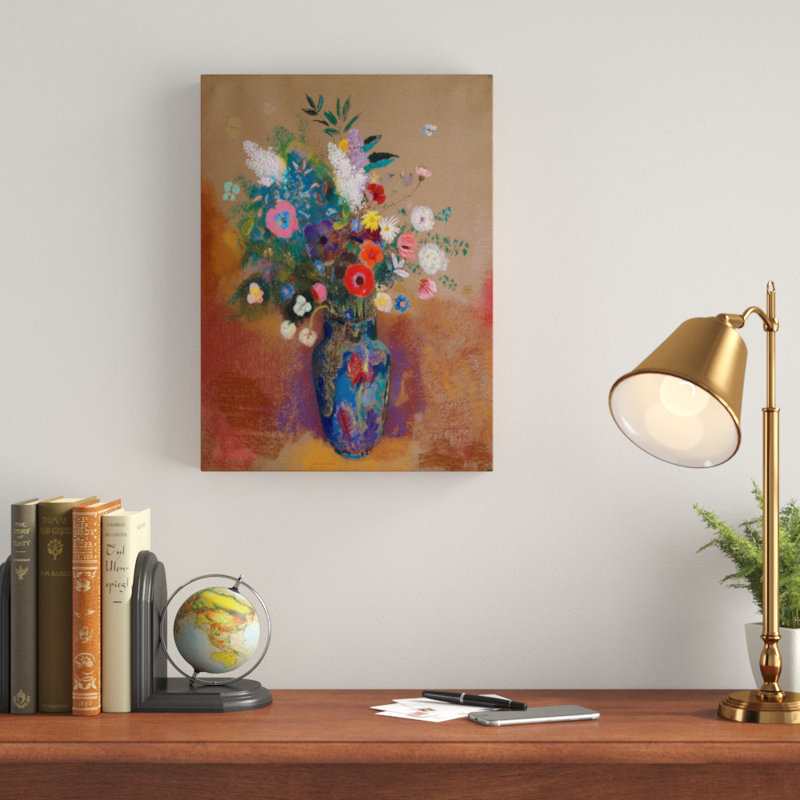 « bouquet of couleur », reproduction de peinture à l’acrylique sur toile tendue, H 47 po x l 35 po x P 2 po