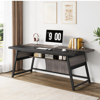 63 Inch Executive Office Desk by 17 Stories
